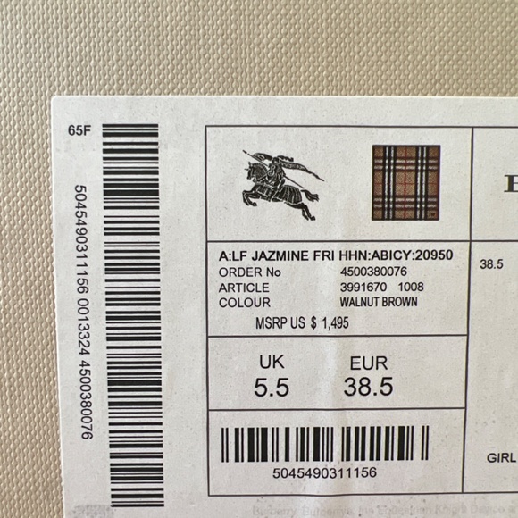 Burberry “Girl About Town Jazmine Boot with Fringe” - Picture 5 of 5